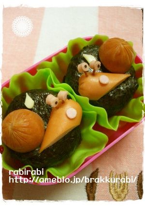 【キャラ弁★ウィンナーdeかたつむり】-レシピのメイン写真