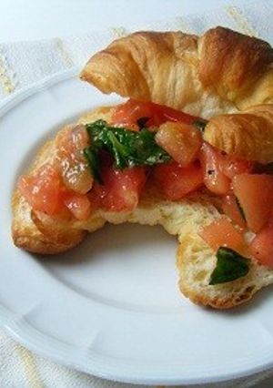 きざみトマトのイタリア風サンド-レシピのメイン写真