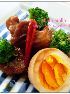 *鶏ももと卵のさっぱり煮*-レシピのメイン写真
