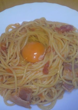 チリカルボナーラトマト風-レシピのメイン写真