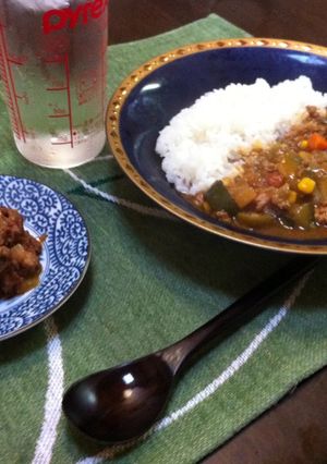 朝カレーダイエットに◎夏野菜キーマカレー-レシピのメイン写真