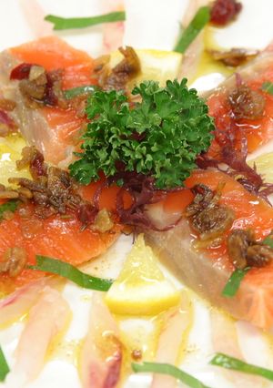 食べるオリーブオイルのカルパッチョ-レシピのメイン写真