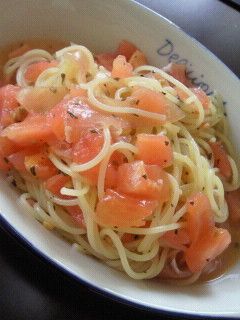 バジルとトマトの冷製パスタ☆サラダにも♪-レシピのメイン写真