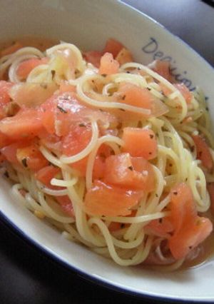 バジルとトマトの冷製パスタ☆サラダにも♪-レシピのメイン写真