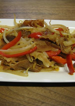 かんたん♪豚肉ともやしのピリ辛炒め-レシピのメイン写真