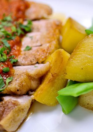 豚肉ロースのトマト煮込み-レシピのメイン写真