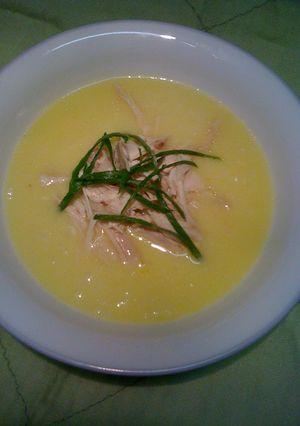 ギリシャの味　卵とレモンのチキンスープ-レシピのメイン写真