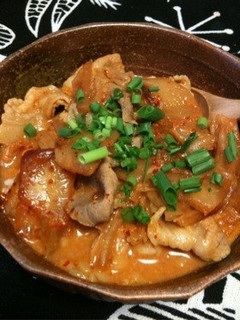 あまったキムチで。ミルクキムチスープご飯-レシピのメイン写真