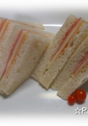 ✿簡単でおいしい　シンプルサンド✿-レシピのメイン写真