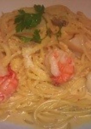 海老と帆立のピリ辛クリームパスタ-レシピのメイン写真