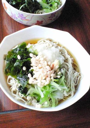 流水麺（そば）を使った超簡単麺-レシピのメイン写真