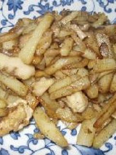 じゃがいもと舞茸の炒め物-レシピのメイン写真