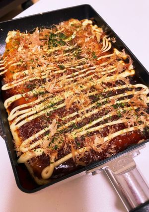 山芋鉄板(お好み焼き風)-レシピのメイン写真