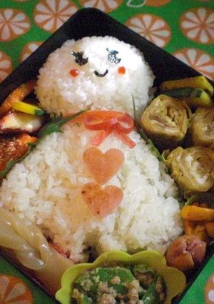 てるてる坊主★弁当-レシピのメイン写真