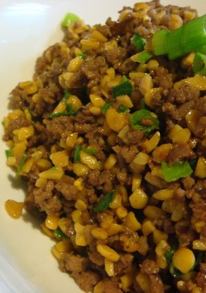 納豆ひき肉そぼろ-レシピのメイン写真