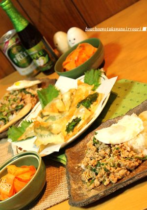 《包丁いらず》鶏とバジルの炒めご飯-レシピのメイン写真