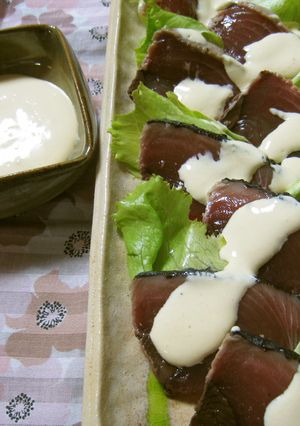 簡単～✿カツオたたきのカルパッチョ風✿～-レシピのメイン写真