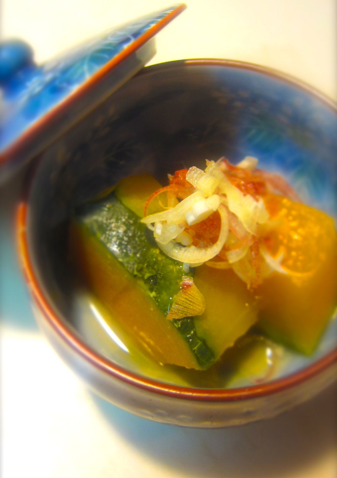 冷やして夏小鉢♪かぼちゃのしょうがあん-レシピのメイン写真