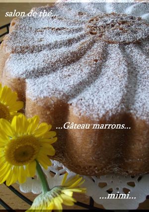 こっくりマロンケーキ♬♩♫-レシピのメイン写真