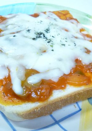 ★残ったミートで美味しいトースト★-レシピのメイン写真