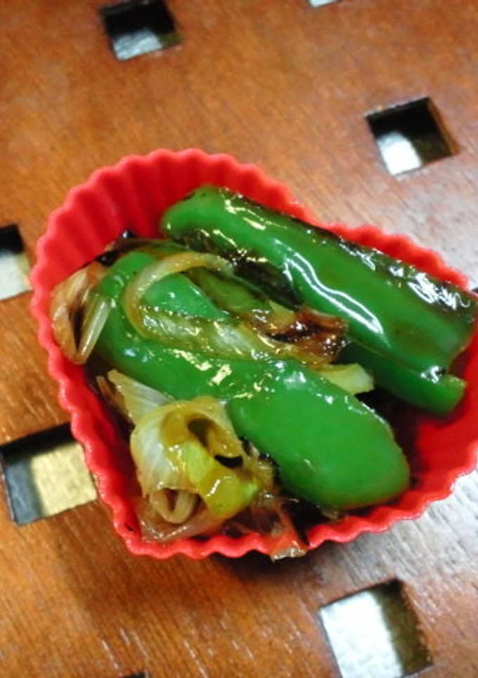 お弁当に♪長ネギとピーマン炒め-レシピのメイン写真