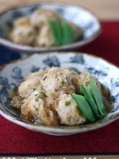 夏にあっさり☆ニラ肉団子のみぞれ煮-レシピのメイン写真