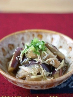 ナスとミョウガのごま酢和え-レシピのメイン写真