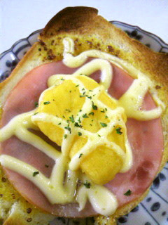 チキンナゲット de トースト その壱-レシピのメイン写真