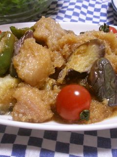 ☆鶏と夏野菜のさっぱりおろし和え☆-レシピのメイン写真