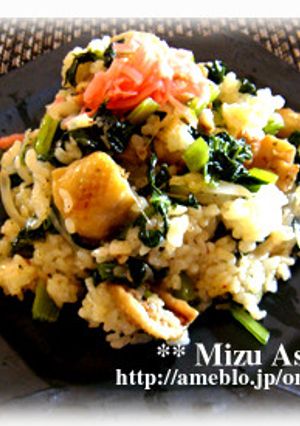 簡単　美味しい　小松菜チャーハン-レシピのメイン写真