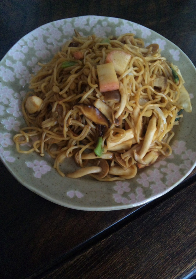 ちょっとヘルシーに、焼きそば-レシピのメイン写真