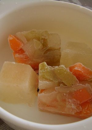 ☆圧力鍋で離乳食を☆野菜ストック-レシピのメイン写真