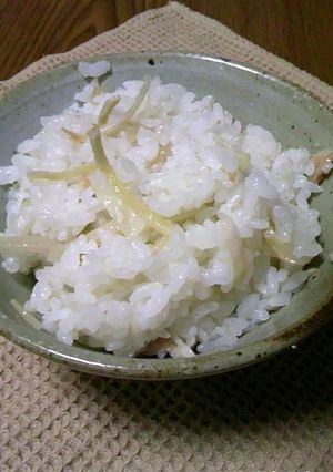 とっても簡単☆旬の新しょうがご飯-レシピのメイン写真