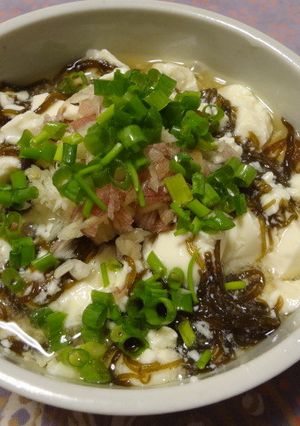 もう一品☆とっても簡単！もずく酢豆腐-レシピのメイン写真