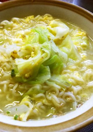 私の好きなサッポロ一番塩らーめんの食べ方-レシピのメイン写真