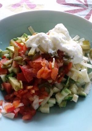 野菜たっぷりライスサラダ-レシピのメイン写真