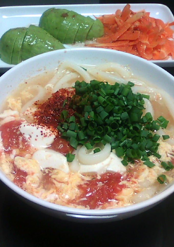 トマ玉うどん～アジア風～-レシピのメイン写真