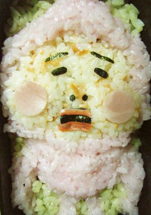 ☆キャラ弁☆こびと○●カクレモモジリ●○-レシピのメイン写真