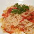 素麺を使った、冷製トマトのカッペリーニ