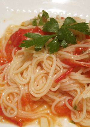 素麺を使った、冷製トマトのカッペリーニ-レシピのメイン写真