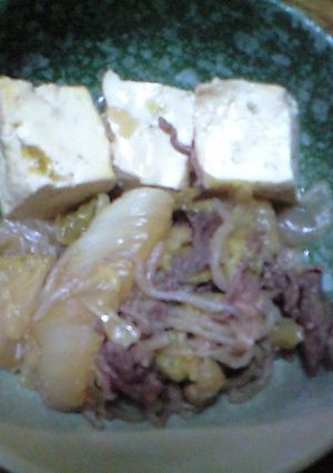 お野菜たっぷり肉豆腐-レシピのメイン写真