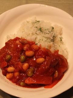 豚ヒレ肉とミックスビーンズのトマト煮-レシピのメイン写真