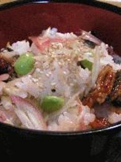 うなぎとみょうがの混ぜご飯-レシピのメイン写真