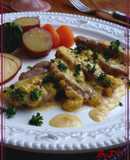 豚ヒレ肉のソテー❀オレンジクリームソース