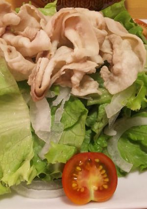 夏にさっぱり！豚の冷しゃぶサラダ-レシピのメイン写真