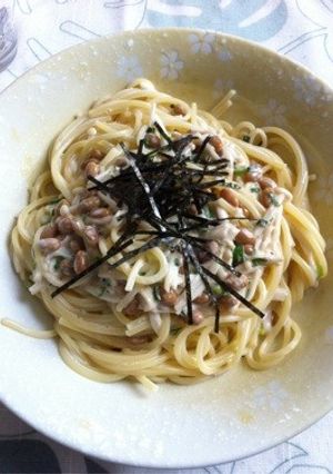 ■ 豆乳で!?納豆クリームパスタ ■-レシピのメイン写真