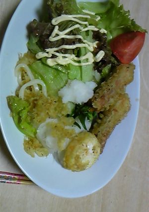 サラダうどん♪-レシピのメイン写真
