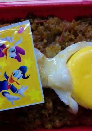 ドライカレー弁当-レシピのメイン写真
