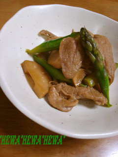 *たけのこと豚肉の照り煮*-レシピのメイン写真