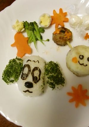 わんわん　うーたん　ごちそうプレート-レシピのメイン写真